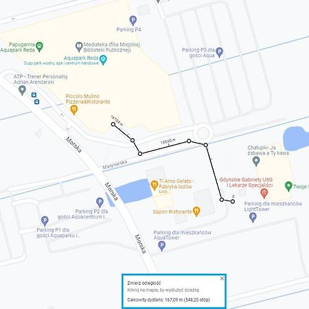 Apartament Marynarska Aquapark Reda Esterno foto